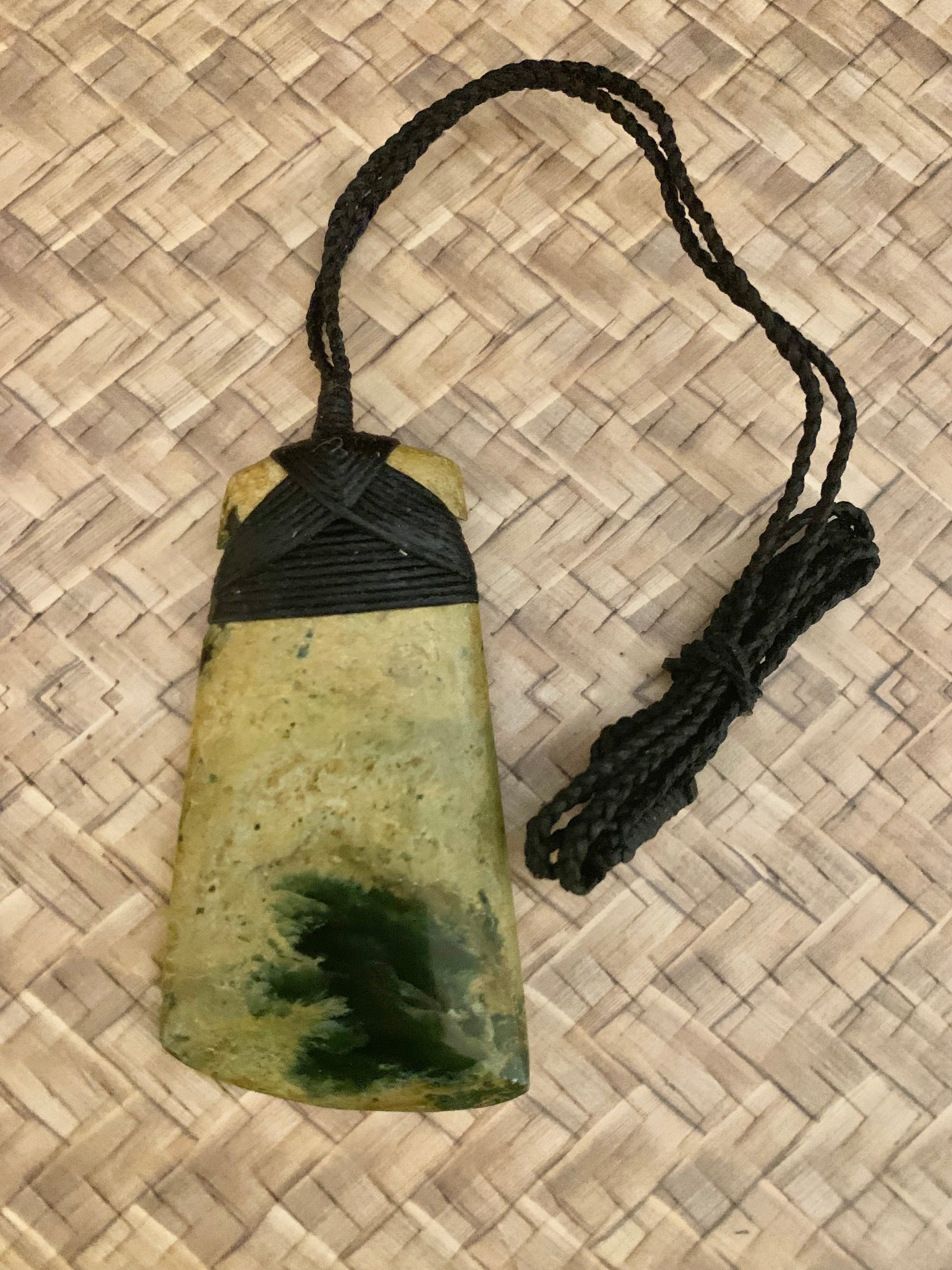 stunning Maori Pounamu hei toki pendant from New Zealand available to purchase