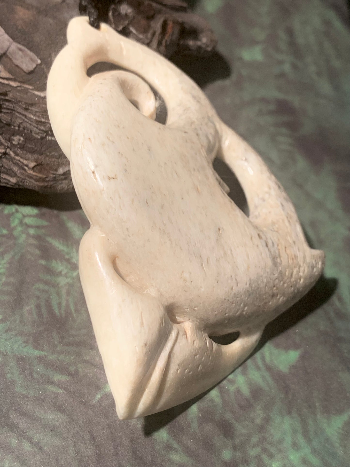 Whalebone Whale Pendant by Alex Sands