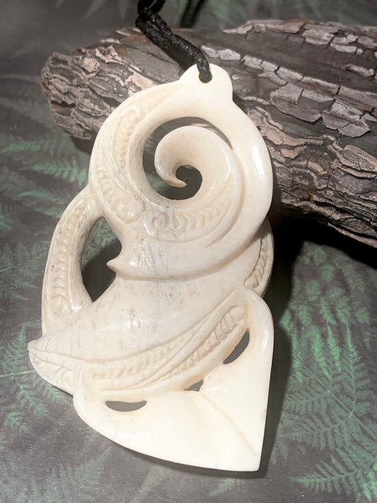 Whalebone Whale Pendant by Alex Sands