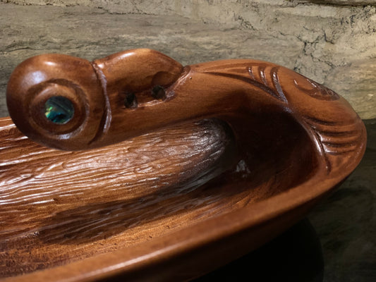 Carved Tata (canoe bailer) by Wood Masters