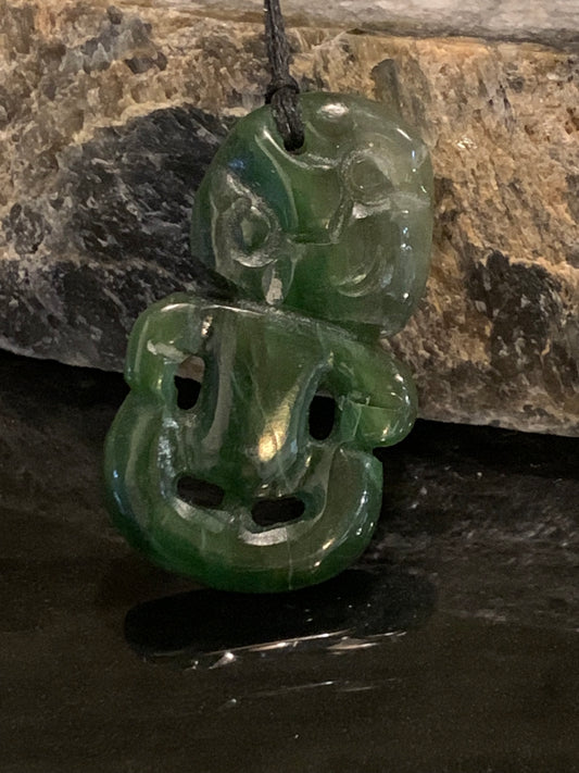 Pounamu Hei Tiki 44mm