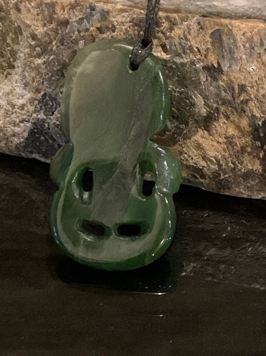 Pounamu Hei Tiki 44mm