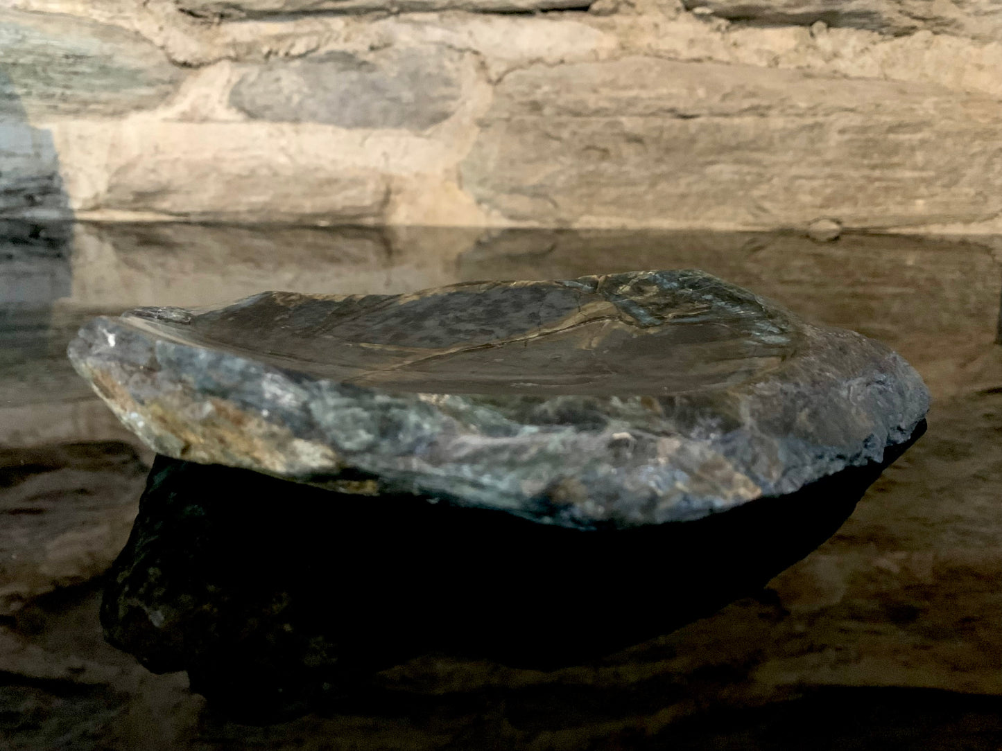 Pounamu Ipu Kohatu (bowl) by Alex Sands