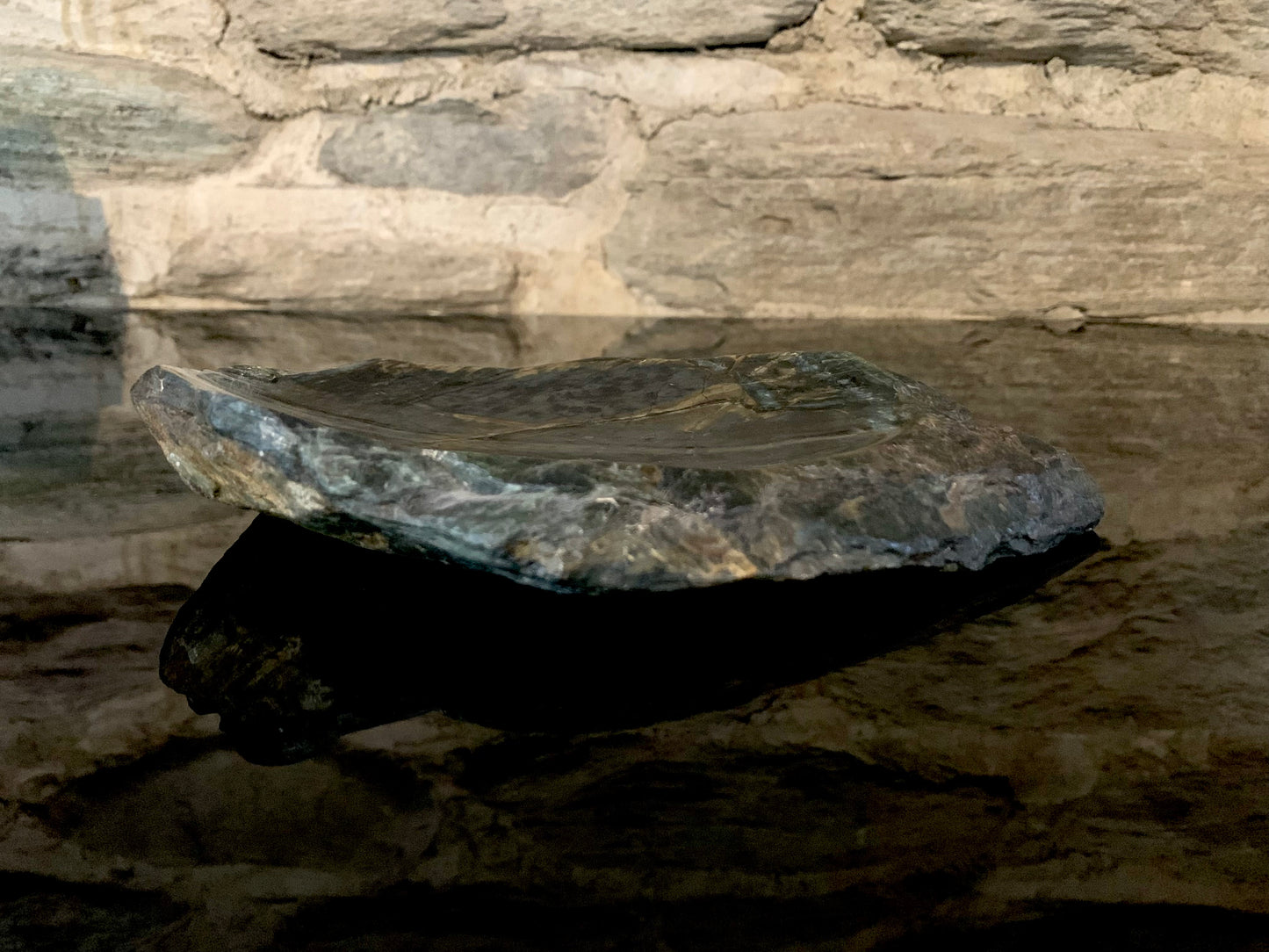 Pounamu Ipu Kohatu (bowl) by Alex Sands