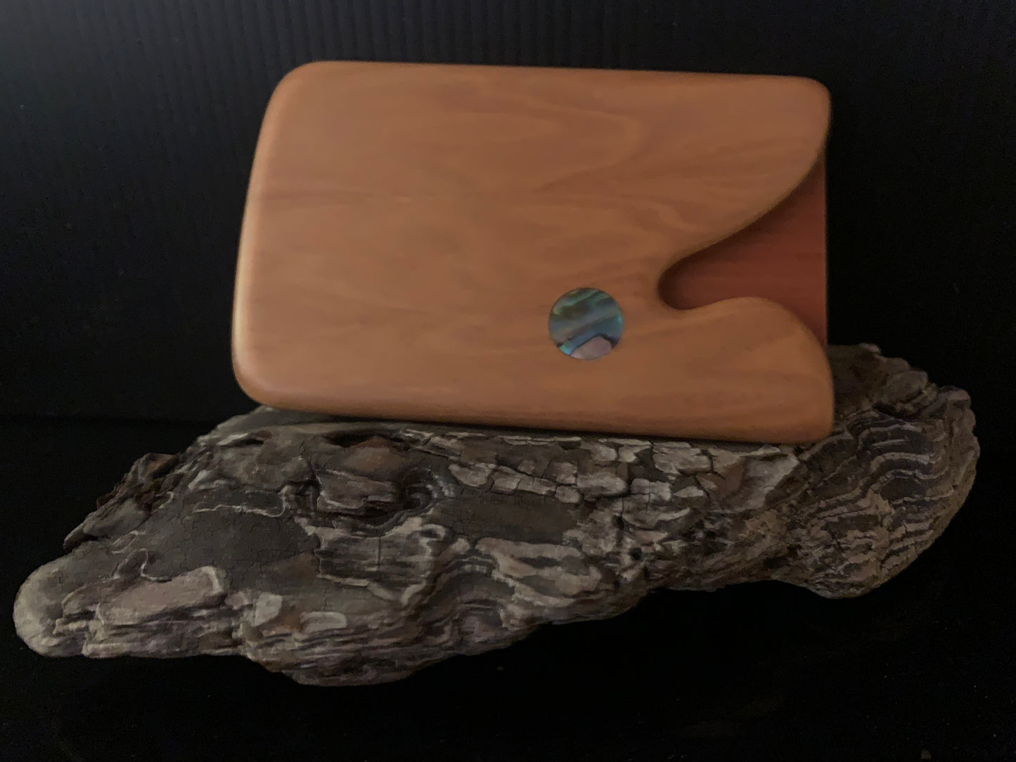 Wooden Credit Card Wallet by Timber Arts - Kauri and Kohekohe wood