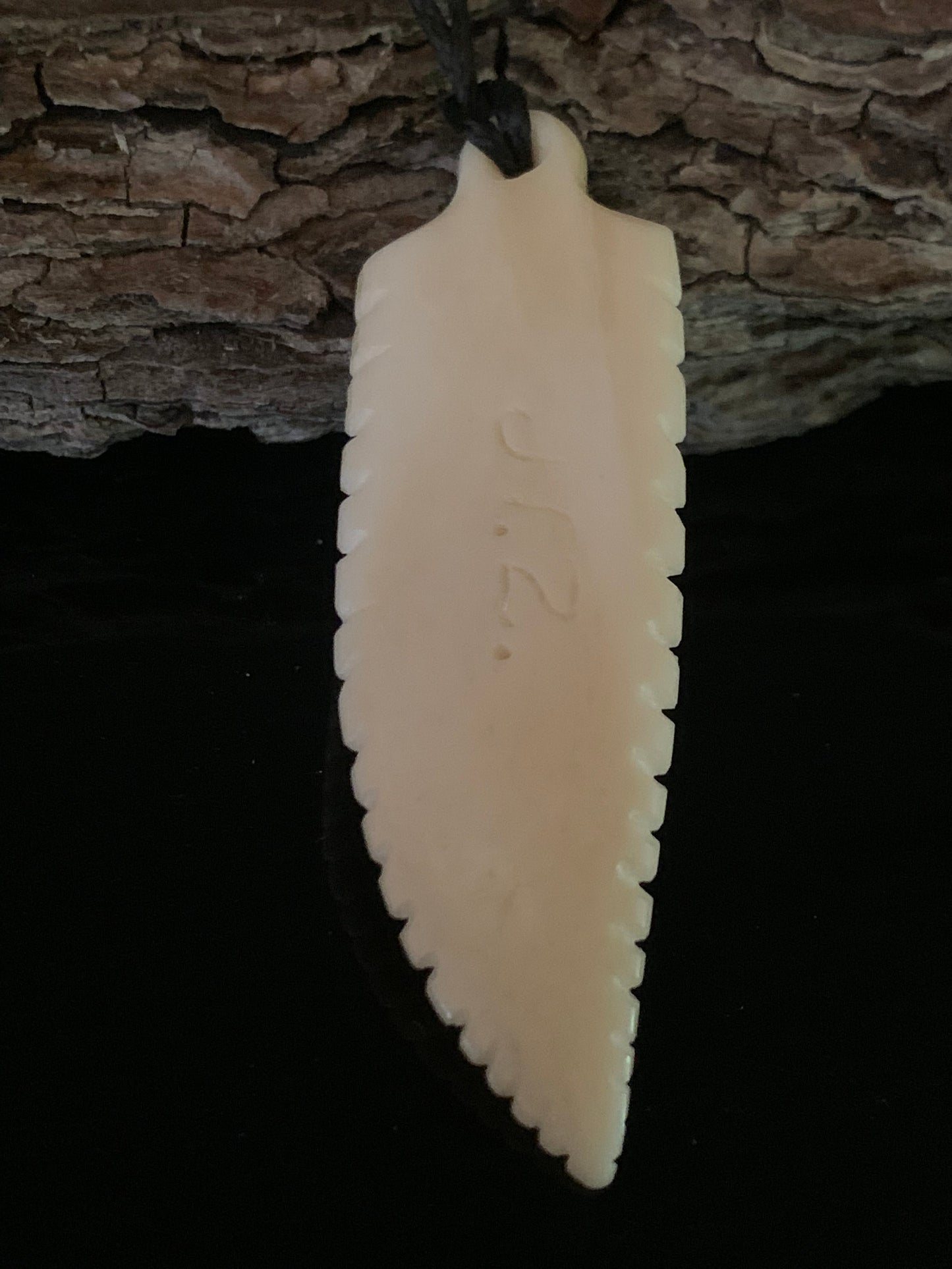 Bone Fern Pendant - by Norman Clark