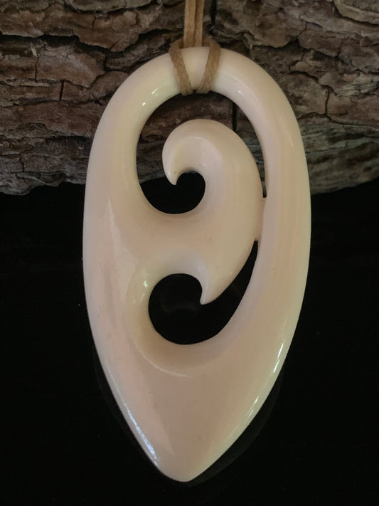 Bone Pendant - by Norman Clark No103