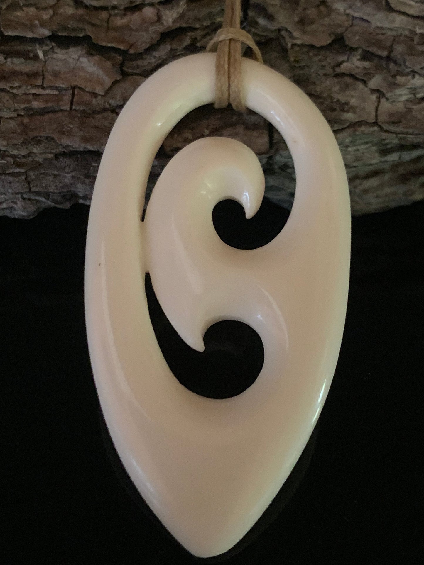 Bone Pendant - by Norman Clark No103