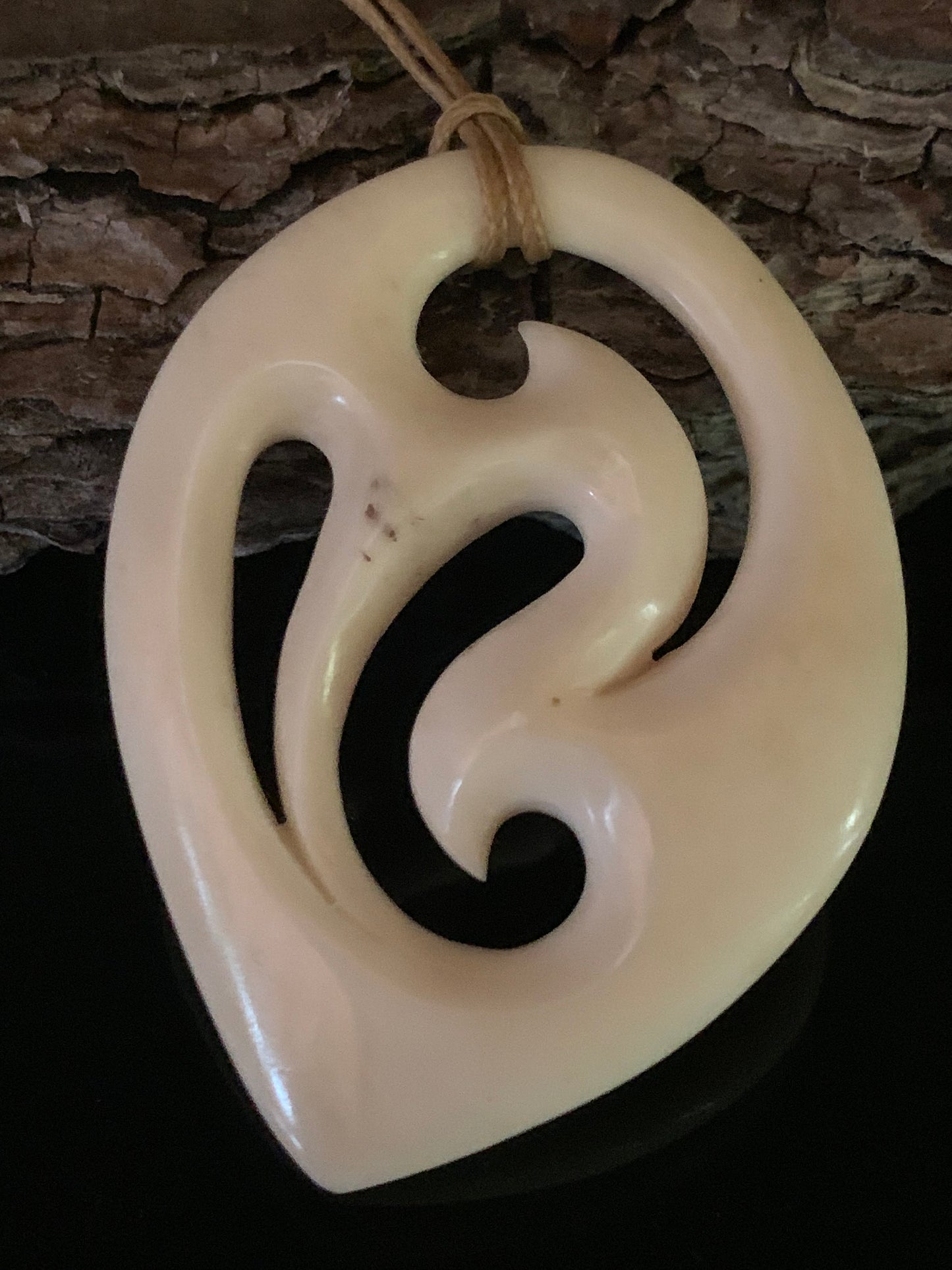 Bone Pendant - by Norman Clark No105