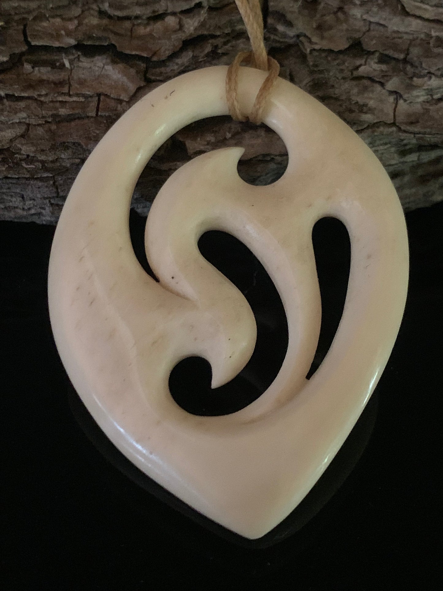 Bone Pendant - by Norman Clark No105