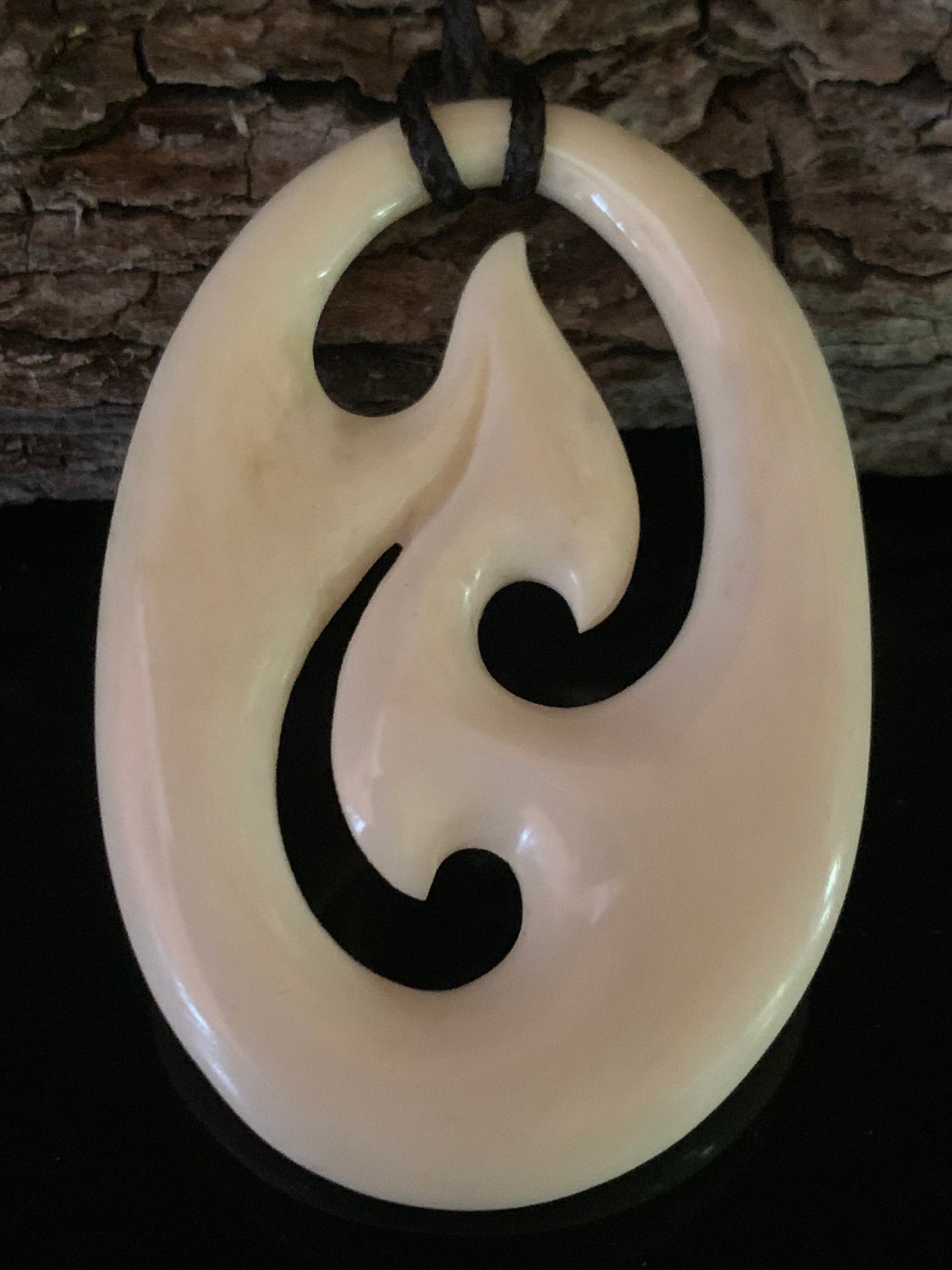 Bone Pendant - by Norman Clark No106