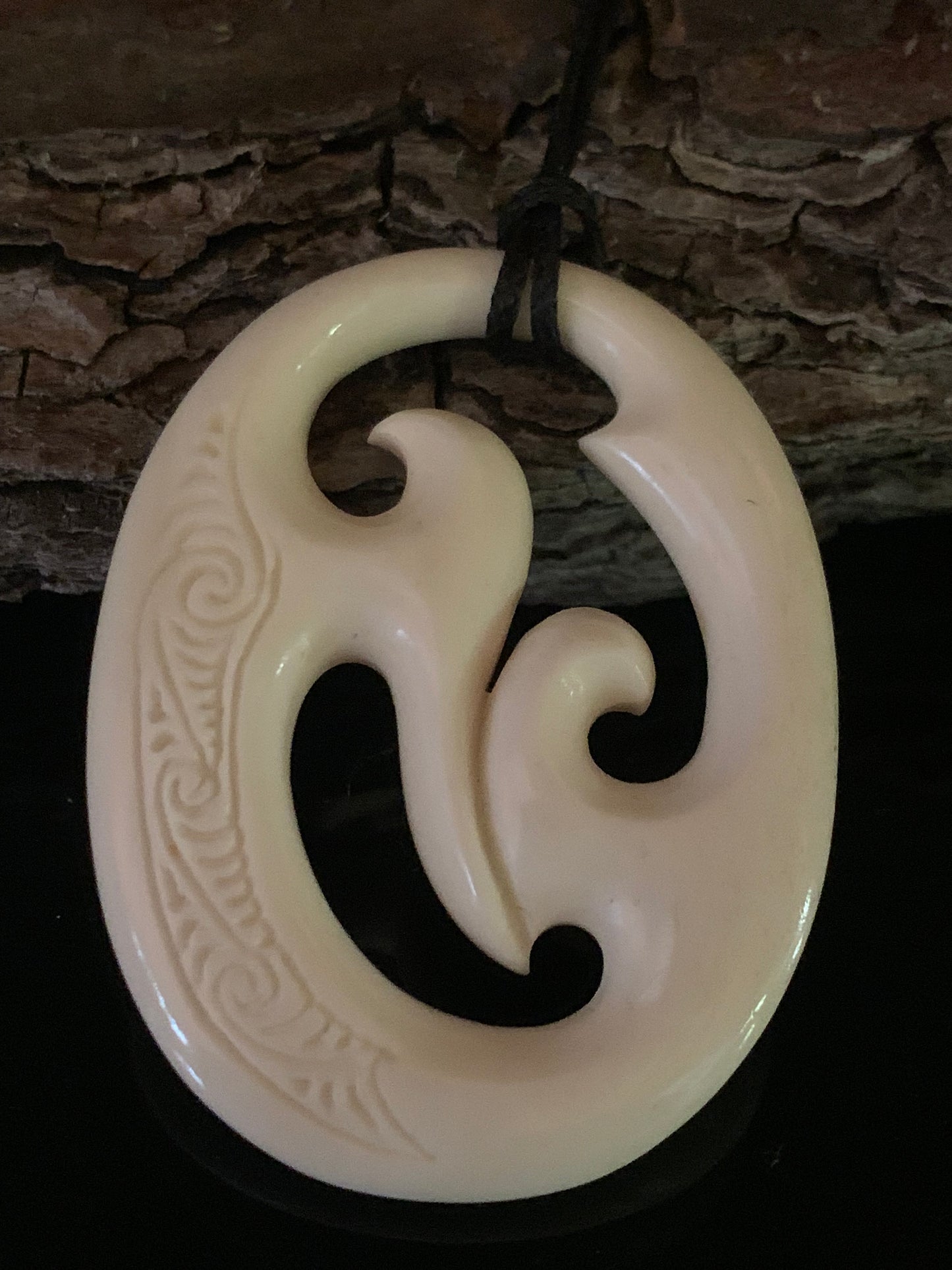 Bone Pendant - by Norman Clark No107