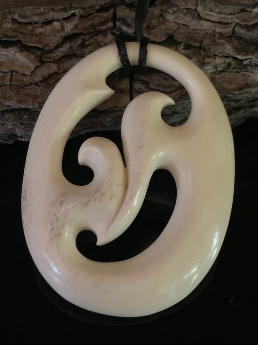 Bone Pendant - by Norman Clark No107