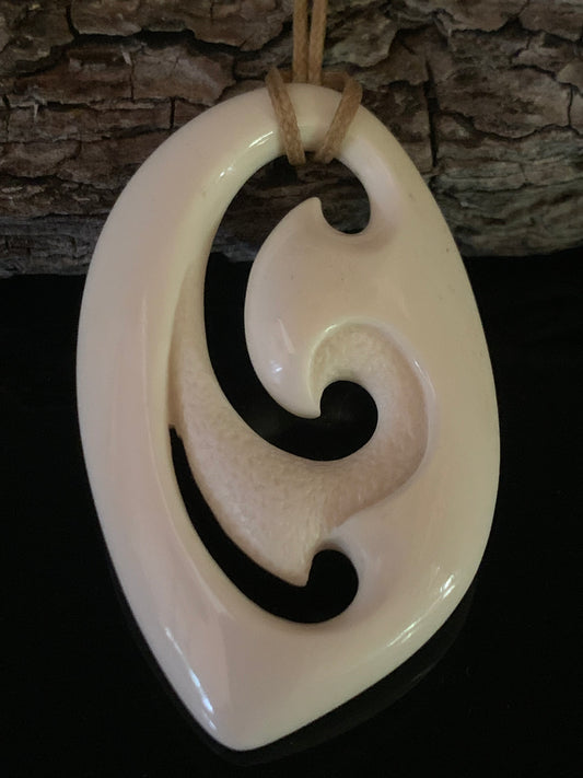 Bone Pendant - by Norman Clark No108