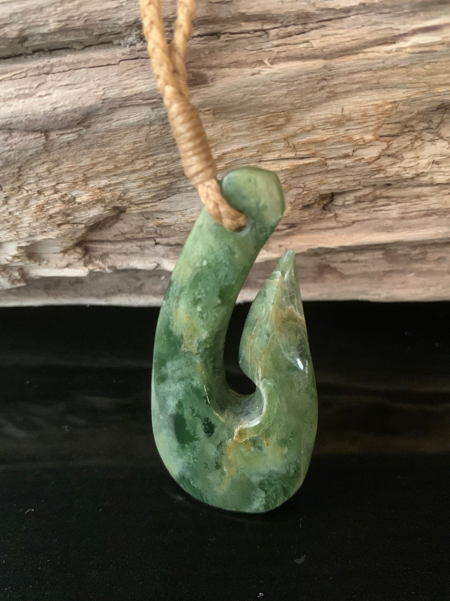 Pounamu Hei Matau 47mm by Alex Sands