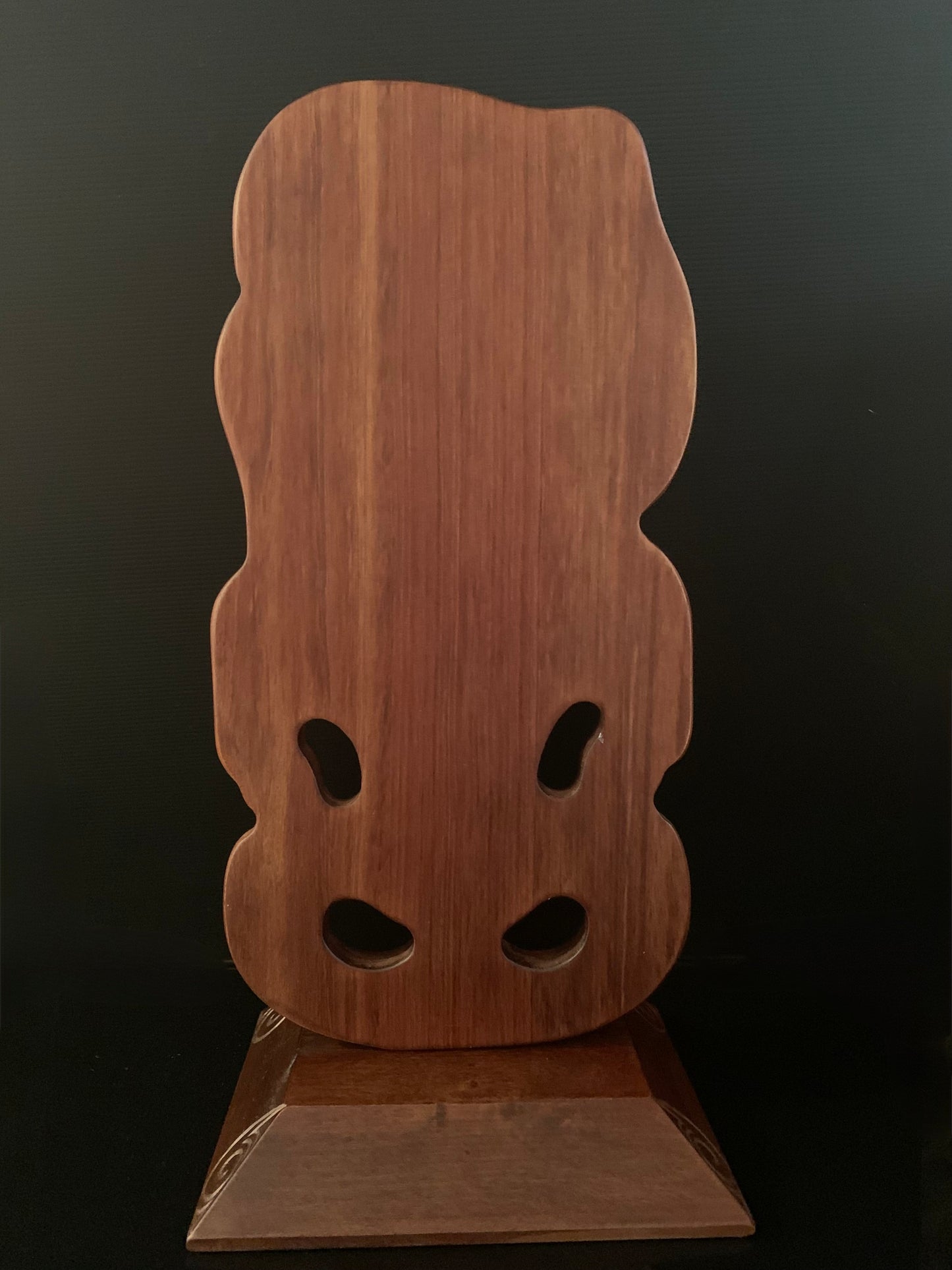 Carved Tiki on base - 50cm by Wood Masters